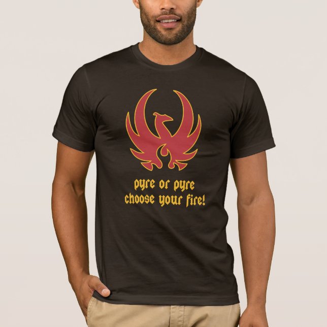 rotes Pyre fireT T-Shirt (Vorderseite)