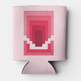 rotes Rechteck Abstrakt Dosenkühler