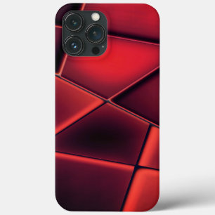 Rotes Rechteck-Trapezoide mit optionaler Kombinati Case-Mate iPhone Hülle