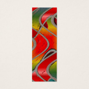 rotes Regenbogen-Lesezeichen