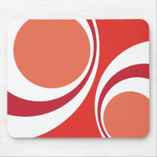 rotes Retro Mousepad