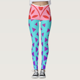 ROTES RIBBON UND BODEN AUF MEHREREN LEGGINGS