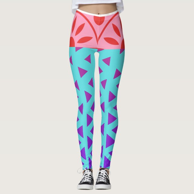 ROTES RIBBON UND BODEN AUF MEHREREN LEGGINGS (Vorderseite)