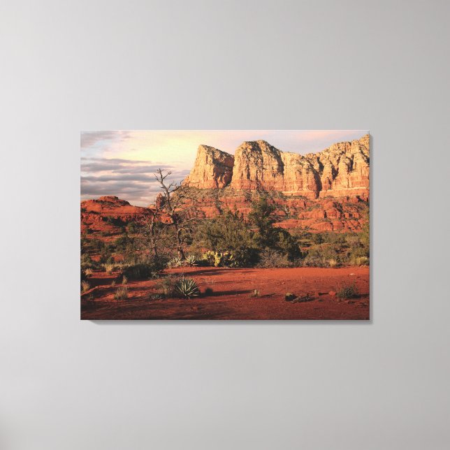 Rotes Rock Country Leinwanddruck (Vorderseite)