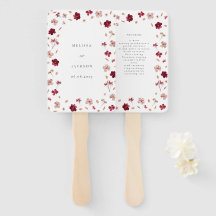 Rotes Rosa und Creme, blumengeschmücktes Hochzeits