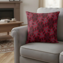 Rotes Rosen-Kaleidoskop-Blumenmuster