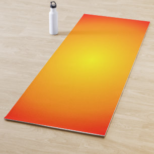 Rotes Rotes Orange Gold Gelb Hochheben Farben Yogamatte