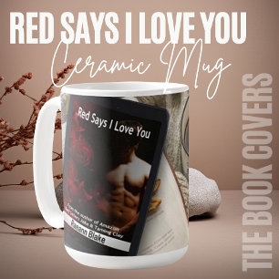 Rotes Sagt Ich Liebe Dich Keramik-Tasse Kaffeetasse