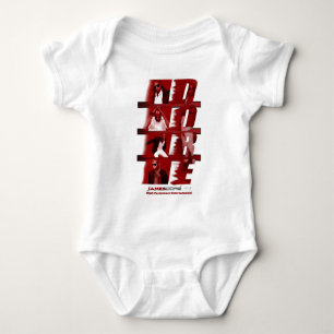 ROTES Säugling James Dore Onsie Weiß Baby Strampler