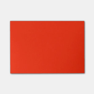 Rotes Scarlet-Hintergrundfarbe Helles rotes Feuer Post-it Klebezettel