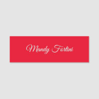Rotes Schlicht Elegantes Minimalistisches Kalligra
