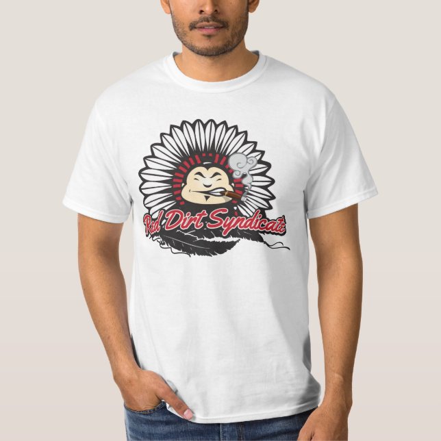 Rotes Schmutz-Syndikat T-Shirt (Vorderseite)