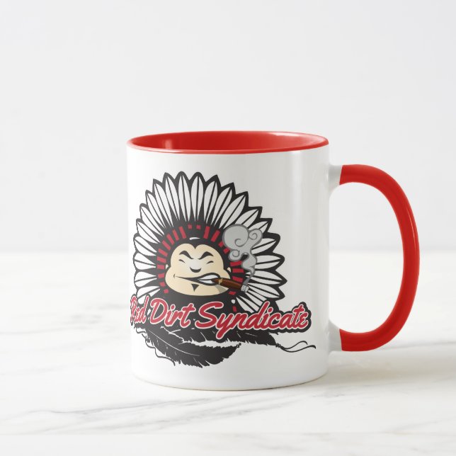 Rotes Schmutz-Syndikat Tasse (Rechts)