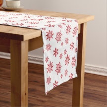 Rotes Schneeflockemuster - Weihnachtsgeschenke