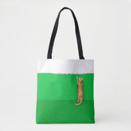 Rotes Serviertablett für Katzenrippen Tasche