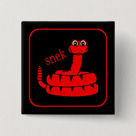 Rotes Snek Button