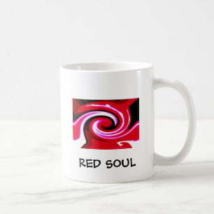 Rotes Soul Kaffeetasse