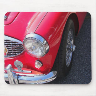 Rotes Sportauto Mousepad