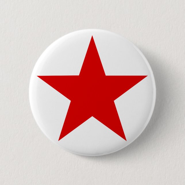 Rotes Stern ★ Button (Vorderseite)