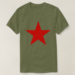Rotes Stern ★ kommunistischer sozialistischer T-Shirt
