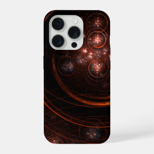 Rotes Sternenlicht umkreist abstrakte kosmische Ku iPhone 15 Pro Hülle