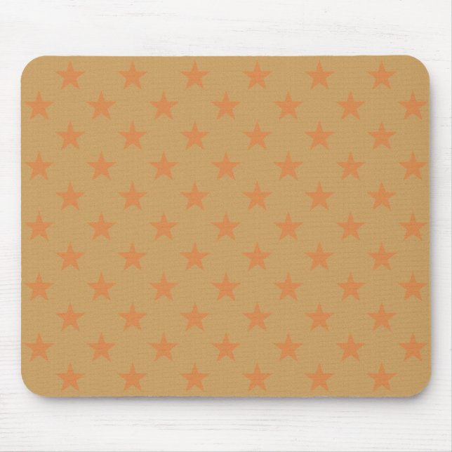 Rotes Sternenmuster Mousepad (Vorne)