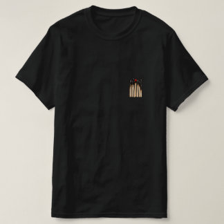 Rotes Streichholz Minimalistische Grafik Kunst T-S T-Shirt