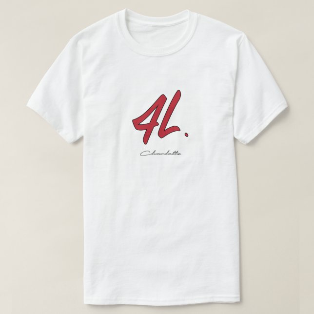 rotes T-Shirt SS/19 des Logo-4Life (Design vorne)