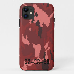 Rotes Tarnmuster Case-Mate iPhone Hülle