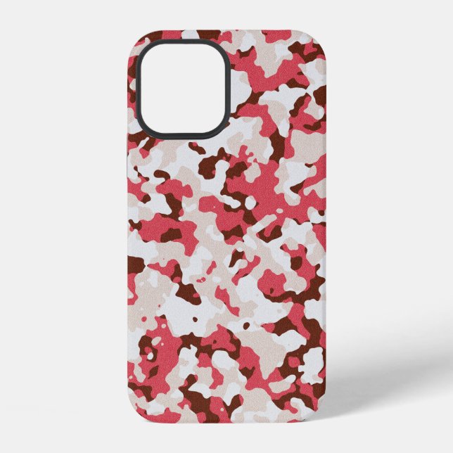 Rotes Tarnmuster Case-Mate iPhone-Hülle iPhone 12 Hülle (Rückseite)