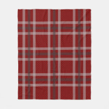 Rotes Tartan-Karo traditionelles schottisches Plai