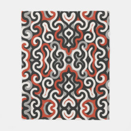 Rotes Team Fleecedecke