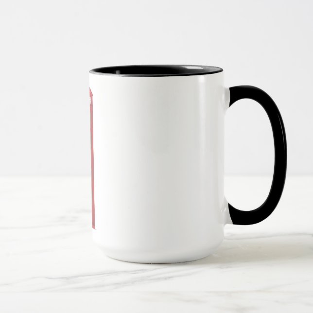 Rotes Telefonhäuschen Tasse (Rechts)