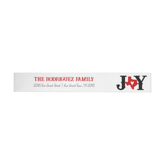 Rotes Texas JOY Urlaubsfest (Person)