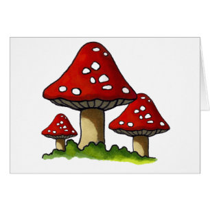 Rotes Toadtstools, Pilz: Freihändige Kunst