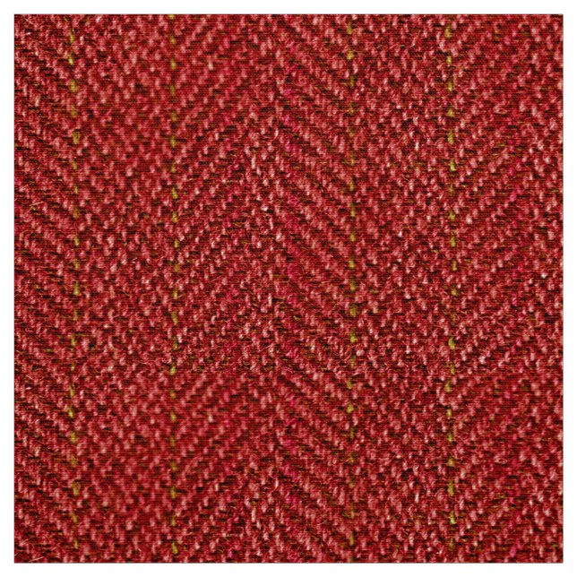 Rotes Tweed-Bildgewebe Stoff (Muster)