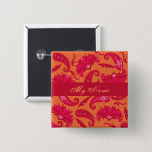 Rotes u. orange Pariser Button