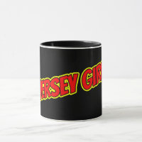 Rotes und gelbes Comic Jersey Girl