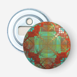 Rotes und grünes Chromatisches Flaschenöffner