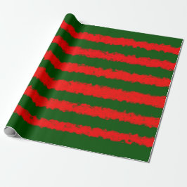 Rotes und grünes Papier Geschenkpapier