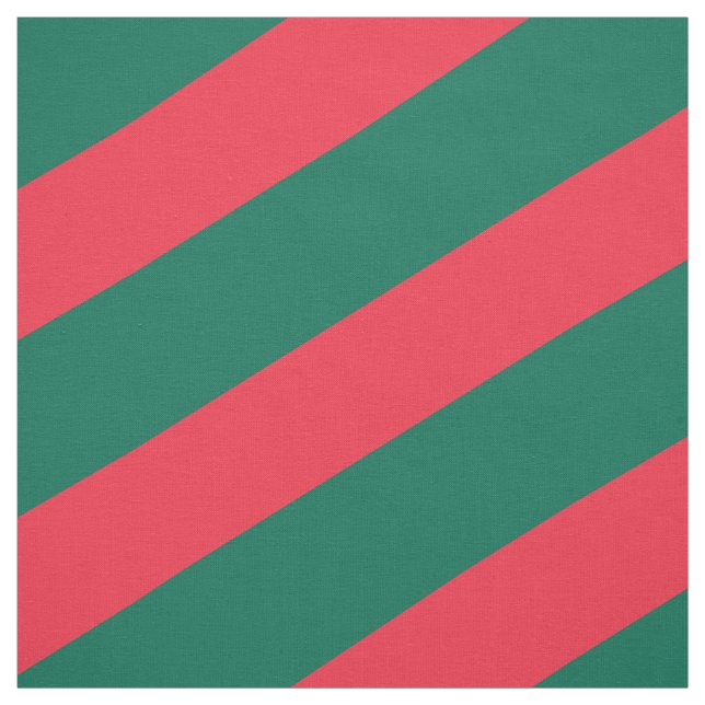 Rotes und grünes Streifen Stoff (Muster)