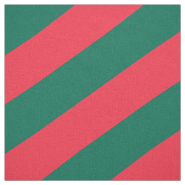 Rotes und grünes Streifen Stoff (Muster)