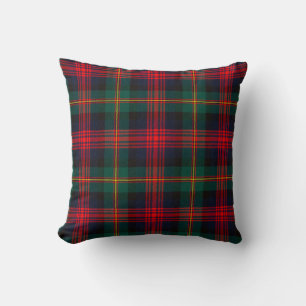 Rotes und grünes Tartan-Kissen Kissen