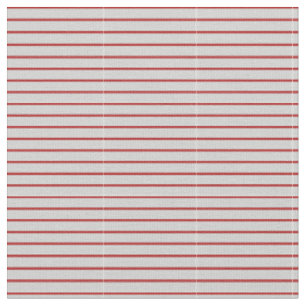 Rotes und hellgraues Streifen-/Blattmuster Stoff