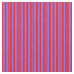 Rotes und mittleres Blatt Blau Streifen/Liniertes  Stoff