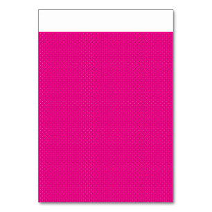 Rotes und rosa Polka-Dot-Papier mit gleichmäßiger  Tischnummer