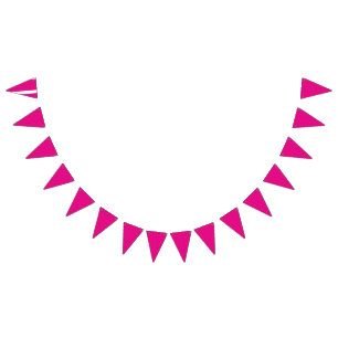 Rotes und rosa Polka-Dot-Papier mit gleichmäßiger Wimpelkette