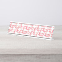 Rotes und rosafarbenes Packpapier mit wiederholend