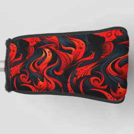 Rotes und Schwarzes Design Golf Headcover