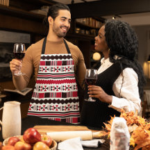 Rotes und schwarzes Tribal-Muster